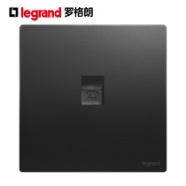 TCL Legrand switch Weilai 86 black telephone socket telephone line socket Midnight Black