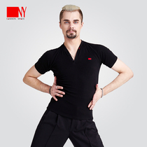 NY Na Yi Latin dance suit Modern dance suit Mens dance suit Practice dance suit Body dance dress Training short sleeve suit