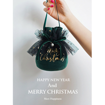 Christmas Apple box gift bag decorative bag children candy bag word Christmas gift Christmas Eve Apple gift box