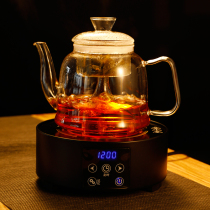 Household electric ceramic stove automatic cooking teapot glass high temperature thickened boiling water intelligent insulation tea maker set