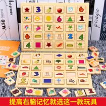 Childrens right brain memory attention training flash card teaching aids boys and girls early education whole brain development toys