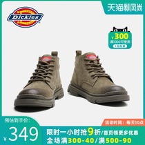  Dickies boots mens spring and autumn 2021 new leather British style mid-help retro mens shoes desert boots tooling boots