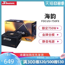 Haiyun FOCUS GX-750 Rated 750W power supply Desktop computer Gold full module 650W