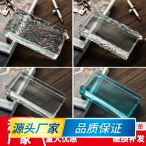 Art solid porch hot melt brick screen dry and wet partition partition wall decorative background wall creative transparent translucent