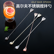 Japanese imported filter Rod Series long handle fine threaded Bar Spoon mixing Spoon golf wine stick Bar Bar Spoon