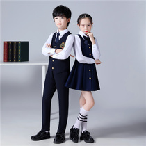 Childrens costumes primary and middle school students chorus clothing kindergarten class uniform poetry in men and women were long sleeves