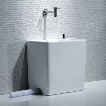 Yuan craftsman household small mop pool toilet wash mop pond balcony floor mop basin with side sewage