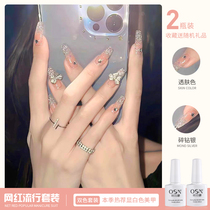 Flash broken drill nail polish 2022 new net red popular autumn and winter color small suit nail art super flash sequin glue