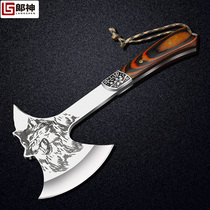 Outdoor axe Sapper axe knife small axe Household chopping wood gardening tools tree cutting logging fire fighting military axe
