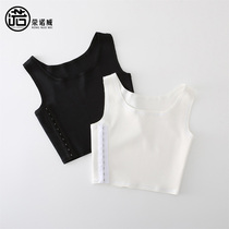 Rongnuowei les corset chest underwear women Small size fat mm chest shrink chest wrap chest tight student summer thin Sports