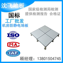 Shen Fei anti-static floor All-steel anti-static floor 600 600 School monitoring room elevated movable floor