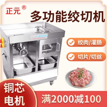 Zhengyuan Electric Multifunctional Meat Mincer Commercial Stainless Steel Quick Disassemble 2200W Double Motor Chopper ZY-6 Twisted