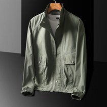 Light luxury recommendation ~ youth stand collar jacket jacket overcoat men men 2021 Autumn New jacket men