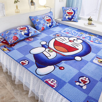 Tatami latex sheets large Kang bed cover pad Cartoon mat Summer ice silk mat Bed cover Childrens non-slip customization