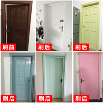 Three clear water wooden door environmental protection paint Wood paint door color renovation wooden household self-brush wood paint Solid wood paint