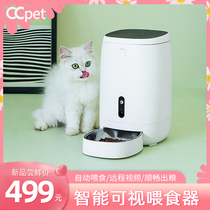 CCPet Pet Smart feeder timing cat automatic feeding machine cat dog food feeding machine