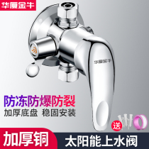  Solar water mixing valve Cold tropical water surface mounted shower mixing valve Water heater Bath shower Old-fashioned with switch