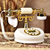 Mu Yuzhen Retro telephone landline Home European Jade phone Fashion creative fixed-line wireless card machine