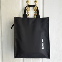 Handbag canvas hand carrying large capacity portable student waterproof handbag canvas bag carrying book lunch box bag lunch bag