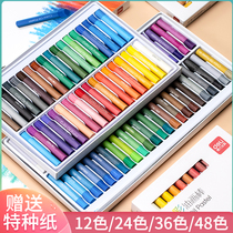 Dolei heavy Color Stick oil painting stick 36 color professional grade oily crayon childrens drawing pen set pastel 12 color washable professional adult pen tool 24 color 48 color oil stick heavy oil painting stick