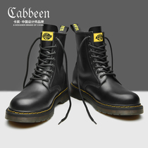 Carbin High-Gang Martin Boots Mens 2021 New Autumn Mens Shoes British Joker Leisure Trend Leather Boots