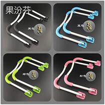 Foldable table legs notebook coffee table table table standing long strip household dining table iron bracket type lazy Horseshoe