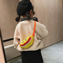 Kindergarten children leisure pocket children cartoon fashion shoulder messenger bag change snacks mini bag tide