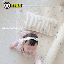 South Korea imported Malolotte breathable sweat-absorbing newborn baby embroidery thick cotton sheets anti-sensitive mite mattress