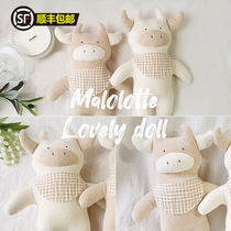 South Korea imported baby dottodot series appease baby accompany brave cow dolls plush toys to sleep