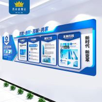  Three-dimensional acrylic company corporate culture wall stickers Bulletin board class employee team style pattern design customization
