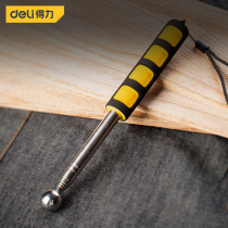 Deli empty drum hammer thickened acceptance inspection tools drum hammer knock ceramic tile wall inspection hammer empty valley hammer anti-seismic type
