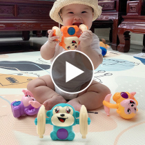 Tumbling monkey puzzle sound and light animation Baby crawling somersault Little monkey toy charging baby boy girl