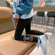 next sunny girl beats underpants to wear foreign air 2022 new CUHK child long pants children tight fit pants spring dress