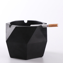 Nordic ins ashtray cement high body personality creative hotel Internet Cafe Bar Industrial smoke cylinder LOGO customization
