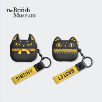 British Museum Official Anderson Cat Apple Headset airpodsPro Ear Case Protective Cover New Year Cartoon