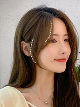 Air bangs wig female real from natural super invisible incognito on both sides of the net red Air split oblique bangs wig film