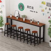 Family bar partition milk tea shop custom wine cabinet integrated wall porch home window modern small apartment dining table