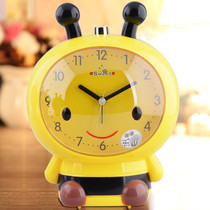 Talking small alarm clock childrens special students with silent cute cartoon creative lazy bug get up bedroom clock