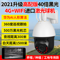 AI intelligent humanoid automatic tracking ball machine 4G human tracking face magnification surveillance camera 360 degree movement