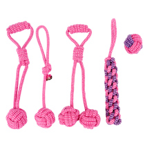 Dog knot toy bite-resistant molar rope medium-sized dog small dog tooth cleaning simulation vent pull ball supplies