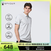 SPYDER Spider Snowsuit Autumn Winter Men 356STYLE Series Ice Cool Silk Knit Polo Shirts 21MF403M