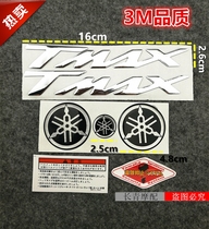 Yamaha TMAX500 TMAX530 modified 3D titanium color stereo label full car sticker float label sticker TMAX530