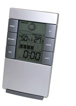 3210 weather forecast bell Creative Home backlight mute Electronic alarm clock Wannage Hygrometer Gift