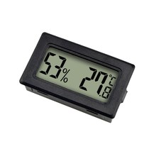Embedded Mini Indoor electronic temperature and humidity meter Cigar Moisture Meter Reptile Pet Temperature Table TPM-20