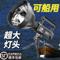 Searchlight strong light super bright flashlight outdoor xenon charging long-range spotlight portable high-power Marine 5000 m