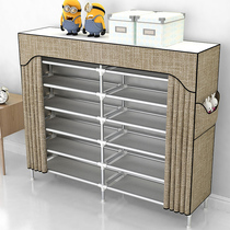Simple shoe rack storage rack at the door home indoor good-looking storage artifact economical multi-layer dustproof shoe cabinet
