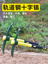  Gardening steel pick army pick sapper cross pick crane mouth small hoe digging bamboo shoots small pick outdoor small foreign pick planting flowers planting vegetables hoe