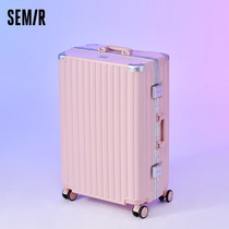Senma suitcase student female Japanese 20-inch boarding box trolley box suitcase strong and durable aluminum frame male 24
