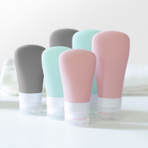 Silicone Bundling Set Travel Extrusion Soft Lotion Bottle Body Wash Shampoo Cosmetics Portable Empty Bottle