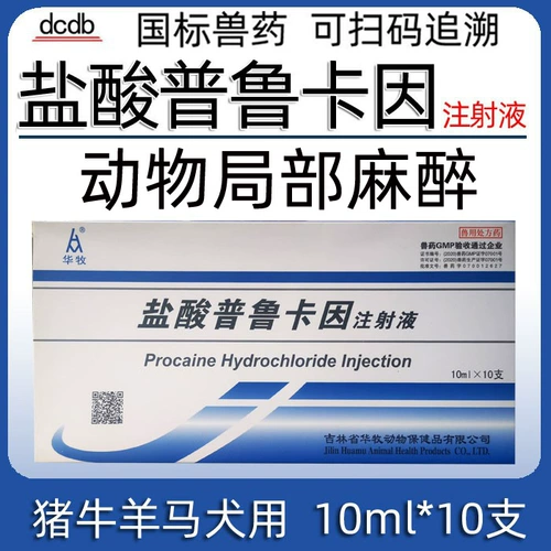 Подлинные ветеринарные препараты, анестетическая гидрохлоридная гидрохлорная кислота Инъекция анестезии для собачьей анестезии для собачьей анестезии.